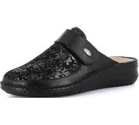 Grünland Chausson DAMI – confort, bout fermé, extensible, semelle Conforma, intérieur liège/cuir, noir 36