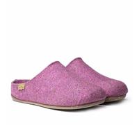 Chausson de maison pour femme en feutre recyclé - MONA-FR - Violet, 35 EU