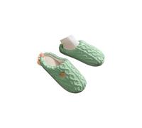 Chausson D'hiver Chaudes pour Femme Pantoufles D'intérieur avec Semelle en Caoutchouc Antidérapante et Douce, Chaussures Confortables en Peluche pour Couples, Motif Ours de Dessin Animé Mignon