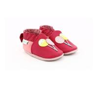 Chausson en cuir pour bébé fille - Robeez Funny Sweets - Rose - Confortable et stylé 19/20