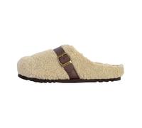Chausson en cuir Scholl Charlotte pour femme - Beige/Marron - Confort exceptionnel 41