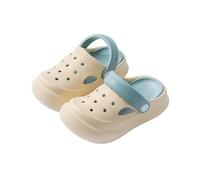 Chausson Enfant Fille Chaussures Sabots d'été pour Enfants,garçons et Filles,Chaussures de Jardin pour l'extérieur,Sandales à Bout fermé Tout-Petits et Enfants Plus âgés (Grey,11-12 Years)