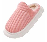 Chausson Femme 41 Chausson Fantaisie Femme 2025 New Slipper Booties Women Men The Cozy Stylish Slipper Non Plush Warm Home Slippers Pour Ado Antidérapant Pour Chaussons (Pink 40)