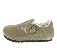 Chausson femme Birkenstock London Shearling Suede beige, taille 38