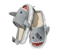 Chausson Femme Chaussons décontractés à plateforme for femmes, chaussures de créateur mignonnes dessin animé for filles, pantoufles d'intérieur élégantes et populaires en lin bout ouvert(Gray,42-43)