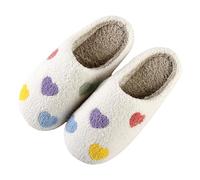 Chausson Femme Chaussons Hiver Pantoufles Femmes Chauds Isotherme Chaussure Confortable Chaud Couple Assortis Lapin Double Pied Orthopédiques Pantoufle Chaussures Chauffant Charentaise Slippers~