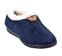 Chausson Femme COCOONING MD6088 Marine - Pantoufles Fourrées Confortables 38