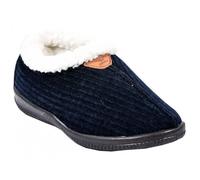 Chausson Femme COCOONING MD7281 Marine Velours - OZABI - Fourrées et Confortables 37
