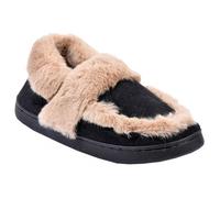 Chausson Femme COCOONING MD8661 - Pantoufles Fourrées Confortables - Noir 39