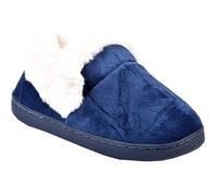 Chausson Femme COCOONING MD8698 - Pantoufles Fourrées Confortables - Marine 37