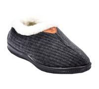 Chausson Femme COCOONING - OZABI - MD7281 GRIS VELOURS - Fourrées et Antidérapantes 37