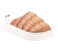 Chausson Femme COCOONING - OZABI - MD8587 Camel - Fourrées et Antidérapantes 40/41