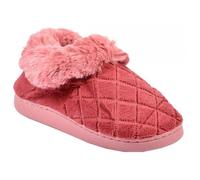 Chausson Femme COCOONING - OZABI - MD8656 - Rose - Confortable et Fourré 37