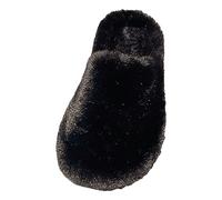 Chausson Femme Hiver Fourrure - 2023 Nouvelle Couverture Orteil Maison Avec Commerce ExtéRieur Pantoufles Femme Hiver Mignon En Peluche éPaissi Coton Pantoufles Pantoufles Chaudes (Black 39)