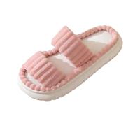 Chausson Femme Hiver Pantoufles Respirables Coton Chaudes Doublées Peluche Unisexe Claquettes Lavables Chaussures pour Intérieur Extérieur Hommes Chaussons Feutre Petite Amie Dames