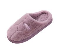 Chausson Femme Hiver Slippers Antidérapante Pantoufles Léger Portable Silencieux Mules Fausse Fourrure Chaussures pour Diabétiques Femmes Hommes Chaussons Feutre Maison AccueilChaud