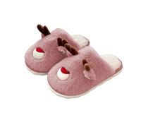 Chausson Femme Rigolo, Chausson Peluche Femme Hiver Unisexes Et Confortables avec Semelle Un Confort Et Une Chaleur Optimaux à Intérieur en Fausse Fourrure Douce Parfaites Les FêTes Fête 2026