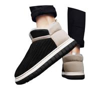 Chausson Fourré Homme Hiver Chaud Tong Reef Taille en Cuir Slippers Chaussons Chaussures Ete Peluche D'été Hommes Pantoufles Femme Confortable Intérieur Fourrés