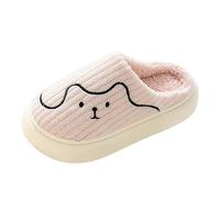 Chausson Hiver Femme Pantoufles Homme Chaud Pantoufle Fourrure Chaussons Confort Charentaises Fluffy Claquettes Slippers Fantaisie Feutre Polaire