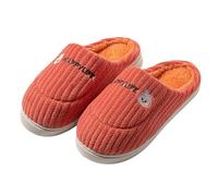 Chausson Homme 43-46,Chaussons d'hiver Confortables et Chauds pour l'intérieur avec imprimé - Douceur enveloppante et Semelle antidérapante (Watermelon Red, 37)