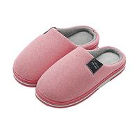 Chausson Homme Femme Chaussons Antidérapant Léger Pantoufles Antidérapantes Confortables Mules Fausse Fourrure Chaussures Pour Diabétiques Femmes Hiver Pelucheuses Avec Semelle Souple Enfiler Facile