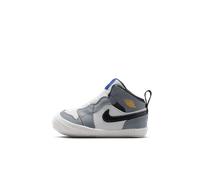 Chausson Jordan 1 pour Bébé Cool Grey/Sail/Game Royal/Noir 19.5