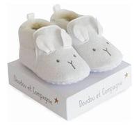 chausson lapin bebe blanc Multicolore G