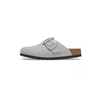 Chausson mule Birkenstock BOSTON BIG BUCKLE NUBUCK étroite 40