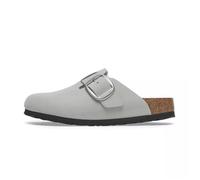 Chausson mule Birkenstock BOSTON BIG BUCKLE NUBUCK étroite 40