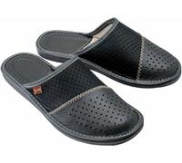 Chausson - pantoufle - babouche Estro Chaussons Hommes Pantoufle Chausson Homme Cuir Mules Pantoufles M55 47