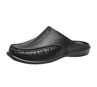 Chausson Pantoufle Sandale Pantoufles De Marche Décontractées pour Hommes Chaussures Paresseuses Douces Et Respirantes-Noir_40