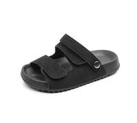 Chausson Sandales pour Filles,Pantoufles Confortables à Bout Ouvert,avec Brides réglables à Scratch,idéales pour l'été.