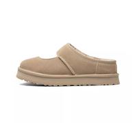 Chausson Slippers Enfant En Daim Beige Clair 36