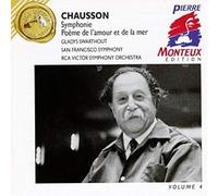 Chausson : Symphonie Op. 20 / Poème De L'amour Et De La Mer* (Gladys Swarthout) - Chabrier : Fête Polonaise (Le Roi Malgrè Lui). San Francisco Symphony. Rca Victor Symphony*. 1950-52-47