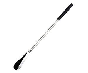 Chausson télescopique - Poignée longue en acier inoxydable, pour s'habiller pour homme, aide à chaussures lisse et durable | Matériau en acier inoxydable Chaussures anti-rayures Pieds