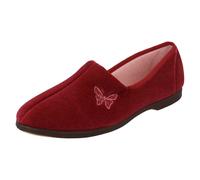 Chausson Velours À Pois Avec Finition Papillon Pour Femmes