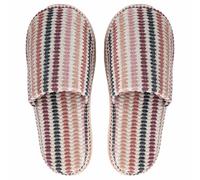 Chaussons à rayures taille S/M 100% coton collection BREEZE rose