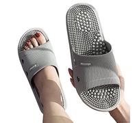 Chaussons Acupuncture Sandales De Massage Pour Hommes Et Femmes Pantoufles De Douche À Séchage Rapide Pour Salle De Bain Avec Absorption Des Chocs, De Santé Augmentent La Circulation Et L'énergie