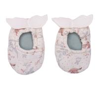 Chaussons avec ailes d'ange gaze de coton jardin enchanté