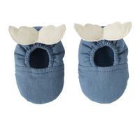 Chaussons avec ailes d'ange pierre bleue (0-6 mois)