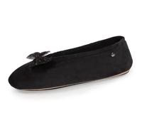 Chaussons ballerines détail nœud précieux noir 36