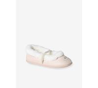 Chaussons Ballerines Élastiqués Fourrés Enfant Or - 27 Jaune