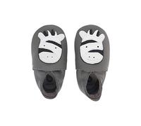 Chaussons bébé 2 ans zèbre gris - Bobux