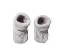 Kinousses - 1500 - 1 paire de chausson (papi d'amour)- bébé - Gris - Taille unique (0-1 mois)