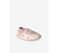 VERTBAUDET Chaussons bébé cuir souple lot rose 1/6M(54/67)