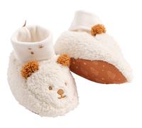 Sauthon Chaussons bébé Orsino en sherpa ourson Beige 0/6M (50/67)