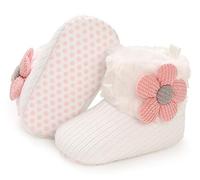 Chaussons Bébé Fille Garçon Bottes Chaussures à Chaussettes Polaire Bottines Fourrées Chaussures Premier Pas Bébé