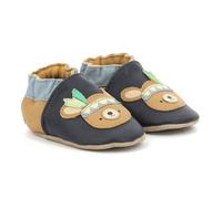 Chaussons Bébé Forest Game Marine Camel Clair Bleu