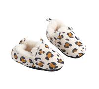 Sauthon Chaussons bébé fourrés imprimé léopard écru 0-6 mois
