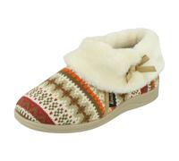 Chaussons Bootee Aztec En Mousse à Mémoire Rose Pour Femmes